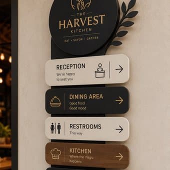 Harvest Kitchen — Signage